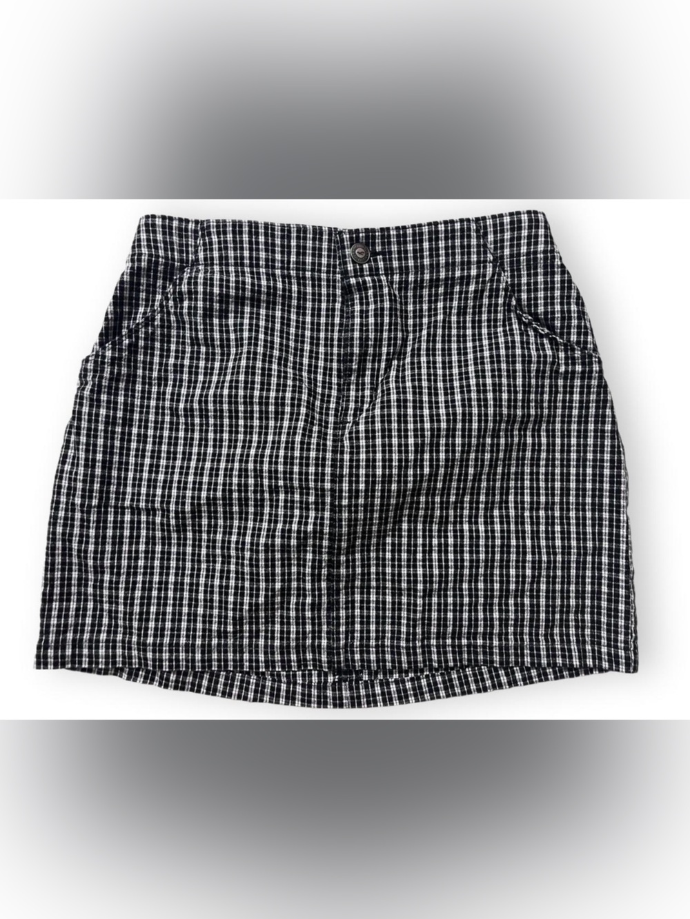 Hollister Ultra High-Rise A-Line Plaid Mini Skirt